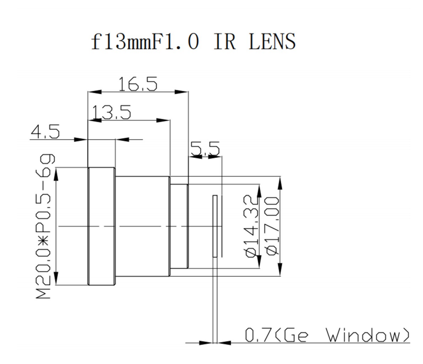 13mm Infrared Thermal Lens